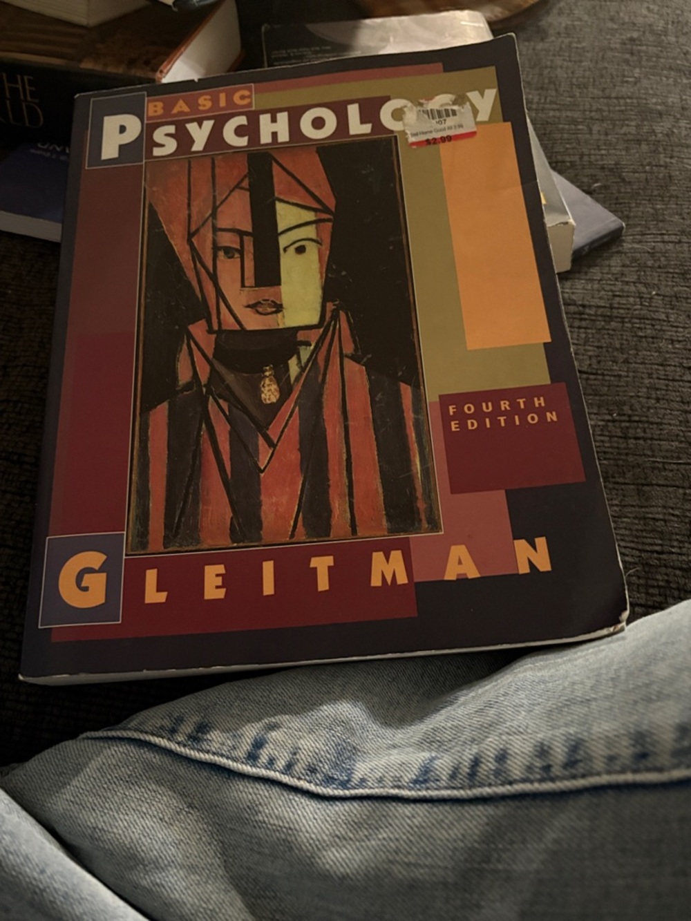 Gleitman Basic Psychology Fourth Edition Textbook - Multicolor Cover